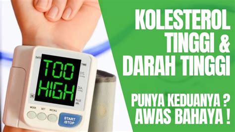 Kolesterol Tinggi Darah Tinggi Bahaya Jika Punya Keduanya Kolesterol Tinggi Hipertensi