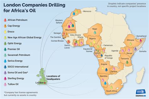 ‘black Gold Mapping Londons African Oil Hub Desmog