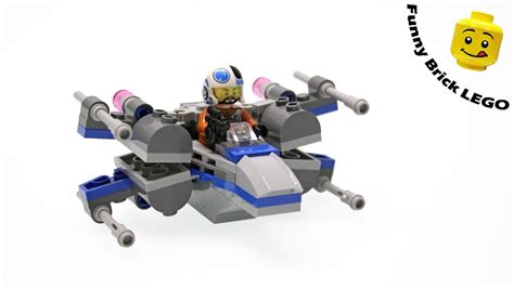 Lego Star Wars Microfighters Series 3 Resistance X Wing