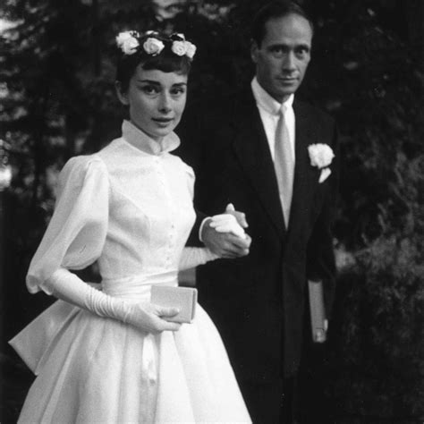 Tbt Audrey Hepburns 3 Wedding Dresses