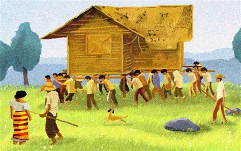 The Bayanihan Spirit Philippine Art Philippines Culture Filipino