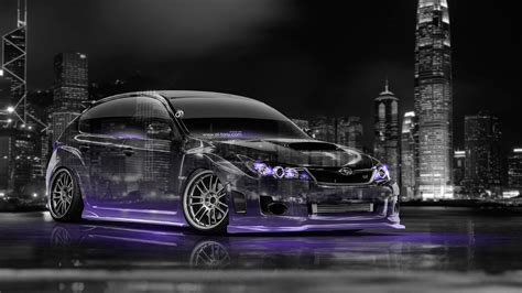 We present you our collection of desktop wallpaper theme: 4K Subaru Impreza WRX STI JDM Crystal City Car 2014 | el Tony