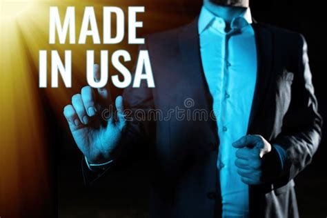 Sign Displaying Made In Usa Business Overview American Brand United