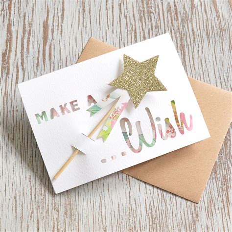 Make A Wish Birthday Card By Mint Nifty