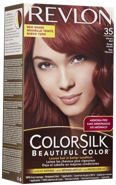 Revlon Colorsilk Permanent Hair Color, Vibrant Red | Hair color