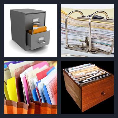 Maybe you would like to learn more about one of these? Filing | 4 Pics 1 Word Cheats | 4 Pics 1 Word Answers