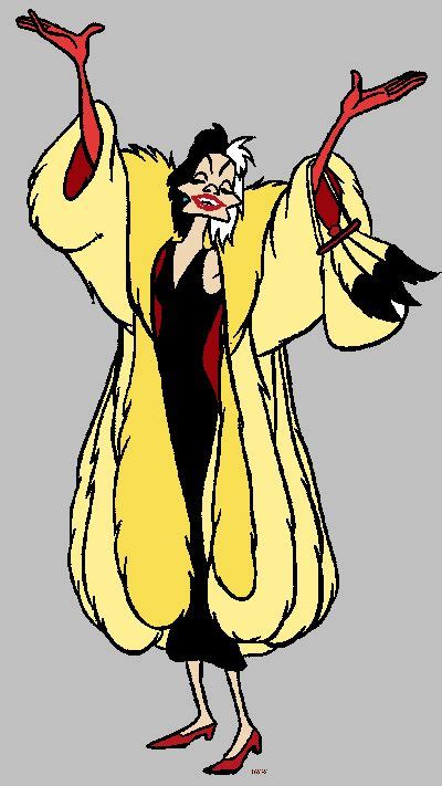 Cruella de vil is the fur obsessed maniac villainess in disney's 101 dalmatians. Cruella De Vil | Disney cartoons, Disney villains, Cartoon