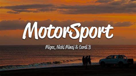Migos Motorsport Lyrics Ft Cardi B Nicki Minaj Youtube