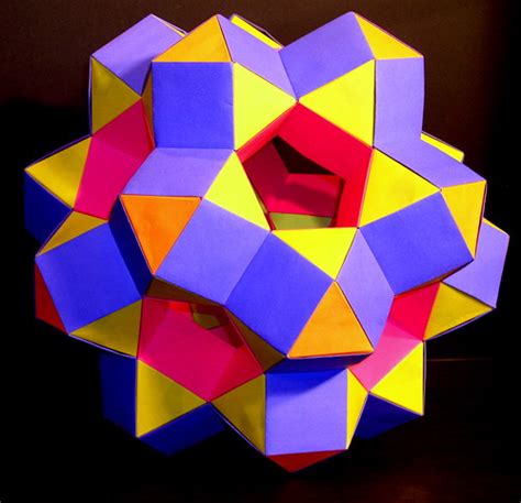 Tomoko Fuse 20 Cuboctahedron Modular Origami This Modu Flickr
