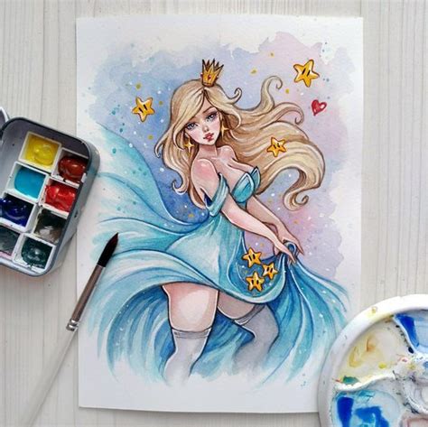 Rosalina By Blackfurya On Deviantart Disney Princess Fan Art Shadow Art Character Art