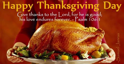 Happy Thanksgiving Day Bible Greetings