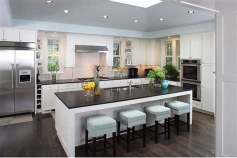 The floors and lower contemporary colorblock kitchen. Amazing Contemporary Island In Sweet Kitchen With Low ...