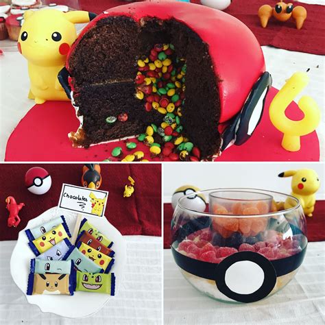 Pokemon Birthday Party Ideas Pokemon Cake Piñata Cake Pokeball Caje