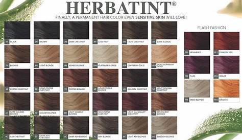 herbatint hair color chart