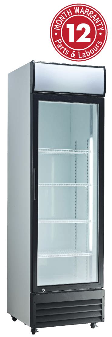 Exquisite Dc400p 1 Glass Door Upright Display Fridge Industry Kitchens