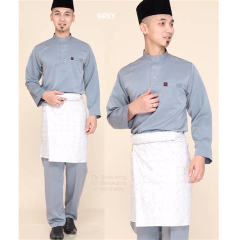 Now how's things in 2019? Paling Baru Baju Melayu Kelabu Dan Sampin - JM | Jewelry ...