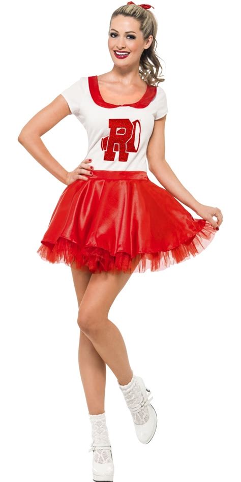 Adult Grease Sandy Cheerleader Costume 25873 Fancy Dress Ball