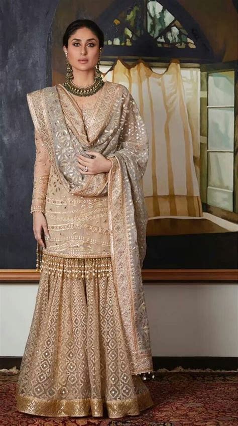 Bollywood actress wearing sharara bollywood actress wearing garara sharara garara bollywood actress in sharara. Pinterest: @Kismat | Indian fashion dresses, Designer ...
