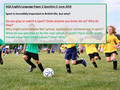 AQA English Language Paper 2 Question 5 June 2018 Review | Aqa english language, English ...