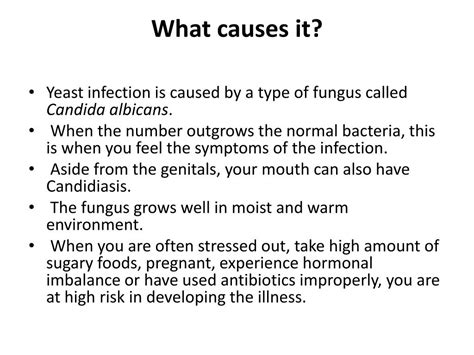 Ppt Vaginal Yeast Infection Qanda Powerpoint Presentation Free Download Id 7294257