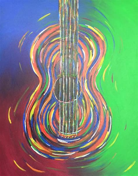 Art By Beth Boudreaux Abstract Volkswagen And Abstract Guitar