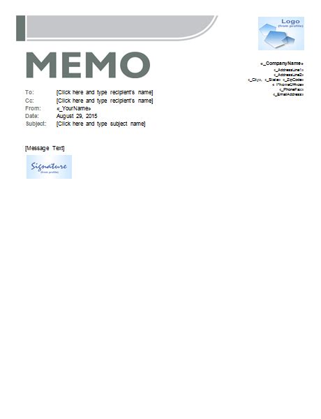 You want to change up the template to fit your needs, and you can do that in a. 10+ Free Memo Templates & Examples (Word | PDF)