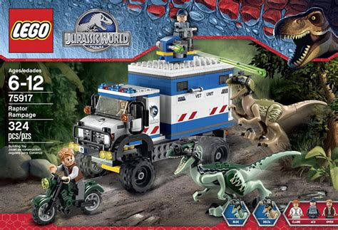 Lego Jurassic World Raptor Rampage 75917 Building Kit Buy Tech Zone