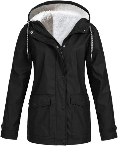 Yebiral Women Outwear Plus Size Winter Long Sleeve Warm Parka Overcoat