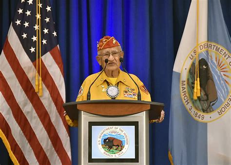 for veterans day and native american heritage month department of the interior honors native