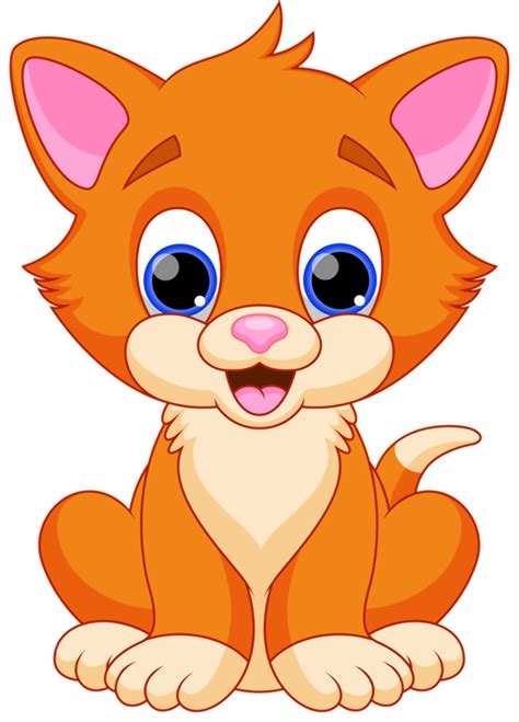 Download High Quality Cat Clipart Cute Orange Transparent Png Images