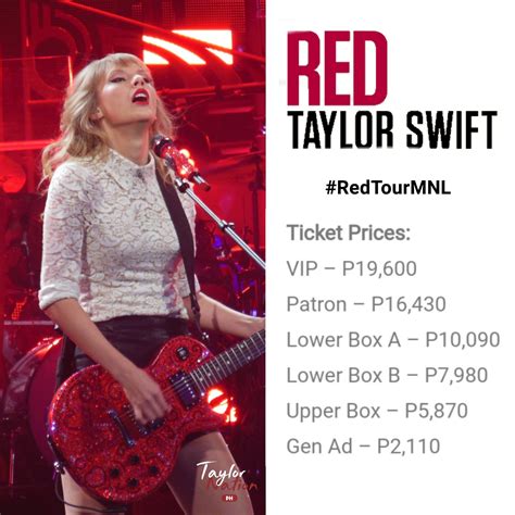 Taylor Swift Concert Tickets Price Philippines