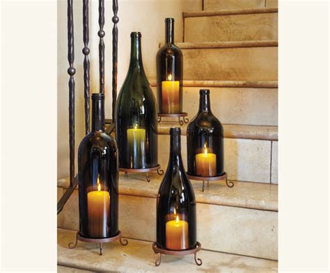 Artistic Wine Bottle Candle Holders Patterns Hub