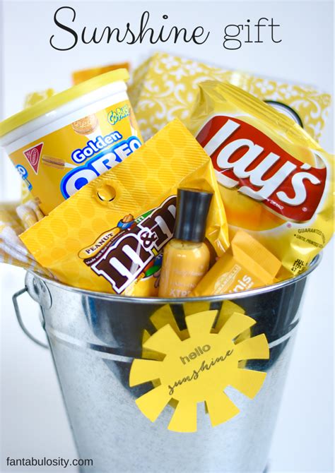 For more gift ideas, make sure to check out good housekeeping's 2020 holiday gift guide, which has gift recommendations for kids, teens, men, and. Box of Sunshine Gift Ideas | Secret sister gifts, Box of ...