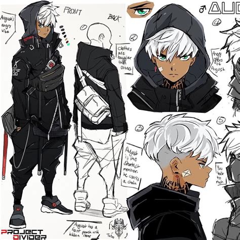 A New Concept Sheet Of A Character I Wanted To Make For A While But It Took Awhile For Me Flush