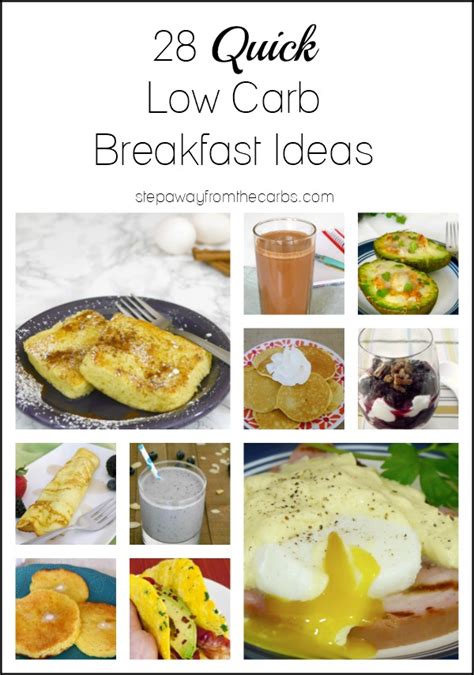 28 Quick Low Carb Breakfast Ideas Step Away From The Carbs