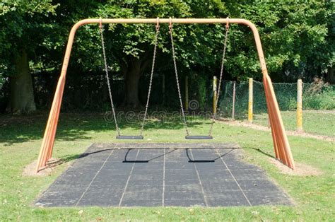 Empty Swings Stock Image Image Of Play Outside Park 76528459