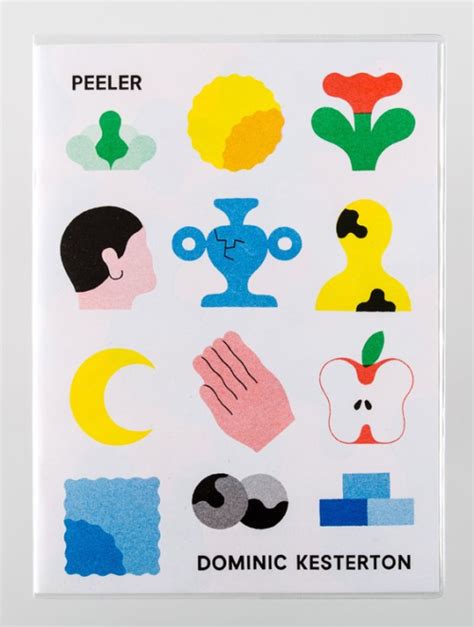 A Poster With Different Types Of Symbols On Its Back Side And The