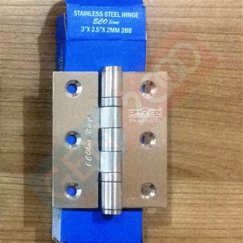Engsel kupu tipis 1 / 1 inci inch. Jual Engsel Pintu Stainless Ecoline Hinge Dekkson 3x2 ...