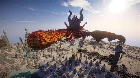 🟢 using dragon simulator, you can soar in air, conquering air surface. Fire Breathing Dragon - downloadable Minecraft Project