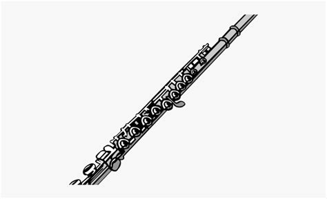Flute Clipart Black And White Flute Black And White Transparent Free