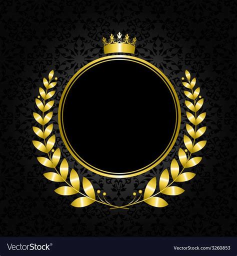 Royal Background With A Crown And Laurel Wreath Download A Free