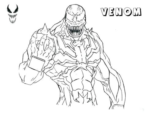 Dibujos de Venom para colorear - Colorear24.com