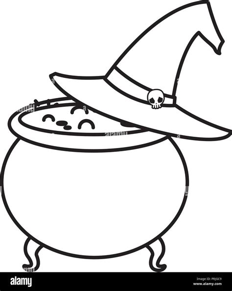 Witch Cauldron Black And White Stock Photos And Images Alamy