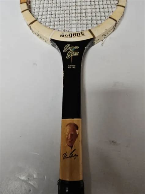 Vintage Wooden Tennis Racket Don Budge Regent Super Star Championship Model Picclick