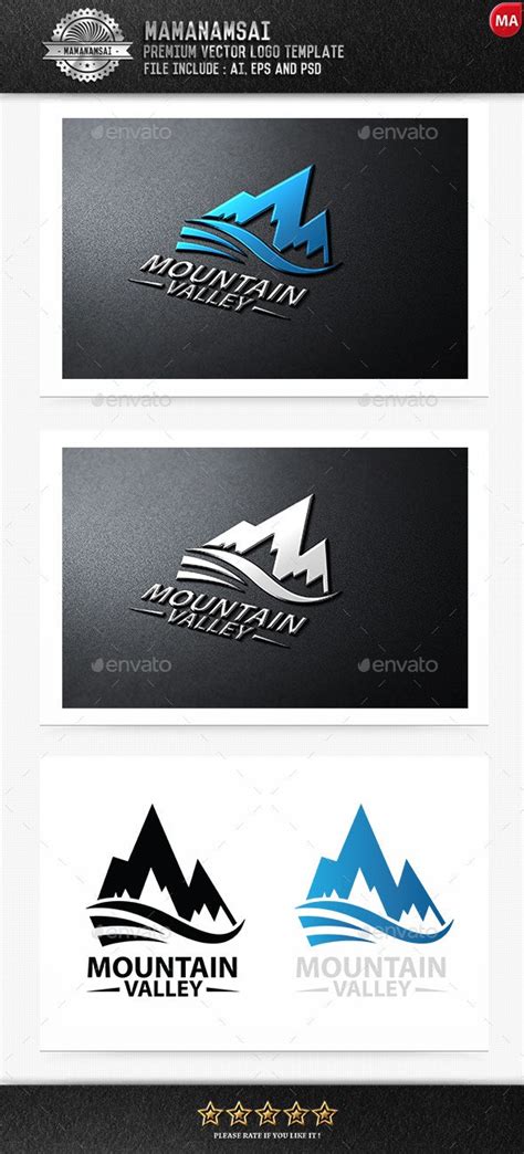 Mountain Valley Logo By Mamanamsai Graphicriver