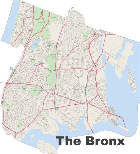 Bronx New York City Map Hot Sex Picture