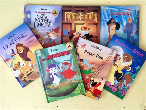 Vintage 1990s Walt Disney Movie Books Set Of 7 Vintage 56 Off