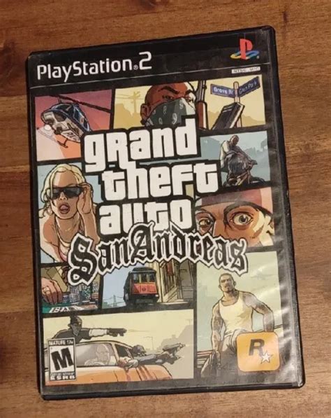 GRAND THEFT AUTO GTA San Andreas PlayStation PS2 No Manual Free