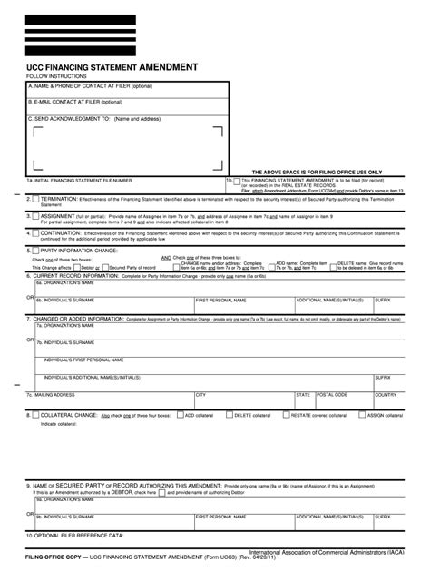 Ucc 3 Fillable Form 2002 Fill Out Sign Online DocHub