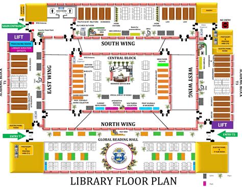This ultra modern library is located in the northern part of medellin, in colombia. Library Floor Plan | Global Library